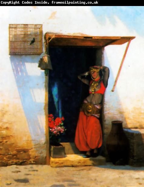 Jean Leon Gerome Woman of Cairo at her Door